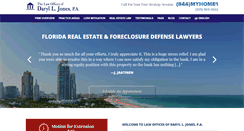 Desktop Screenshot of dljoneslaw.com